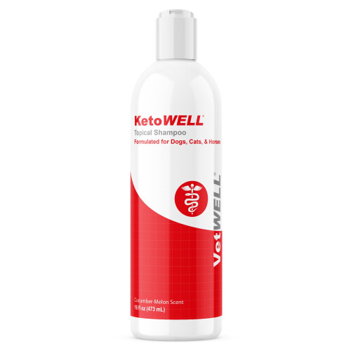 Shampoo tpico KetoWELL para ces, gatos e cavalos - 16 onas