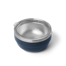 YETI Rambler Bowls, vakuumisolierte, stapelbare und ineinandersteckbare Edelstahlschüssel mit Deckel, 1 Quart, Marineblau