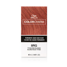 COLORCHARM Permanente fl ssige Haarfarbe zur Grauabdeckung | 8RG Titanrotblond | 1,4 fl oz