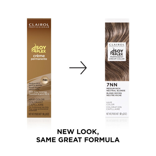 Clairol Clairol Professional Permanent Creme, 7nn Med Neutral Blonde, 2 oz. 1