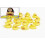 Duck Matching Game (s?t med 20 gummi?nder) Festspil 1