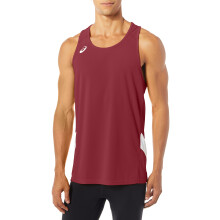 ASICS Team Sweep Singlet Cardinal/Weiß 3X-Large