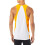 Asics ASICS Team Sweep Singlet, Goud/Wit, 3X-Groot 2