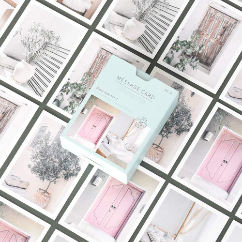 Monolike Message Break time ver.2 card - mix 40 mini Single cards  20 envelopes package 1
