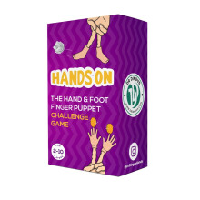 DR DINGUS Tiny Finger Hand Game - 120 sjove udfordringer - 10 h?nd- og 4 foddukker - F?r alle til at grine - Ideel til familie eller venner - Act
