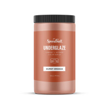 Speedball Underglaze  Burnt Orange  16 oz  Made in USA  Lead-Free Color for Pottery and Ceramics  Wide Firing Range Cone 05-10  Food Safe