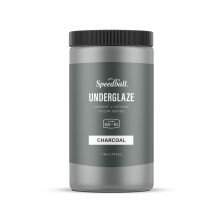 Speedball Underglaze  Charcoal  16 oz  Made in USA  Lead-Free Color for Pottery and Ceramics  Wide Firing Range Cone 05-10  Food Safe