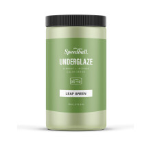 Speedball Underglaze  Leaf Green  16 oz  Made in USA  Lead-Free Color for Pottery and Ceramics  Wide Firing Range Cone 05-10  Food Safe