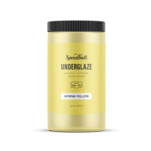 Speedball Underglaze  Spring Yellow  16 oz  Made in USA  Lead-Free Color for Pottery and Ceramics  Wide Firing Range Cone 05-10  Food Safe
