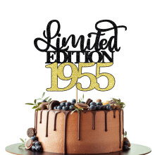 Leetaivie Limited Edition 1955 Cake Topper Tillykke med 70 ?rs f?dselsdag Kage Topper M?nd og kvinder Cheer 70 ?r /70 & fabelagtig kage dekoratio