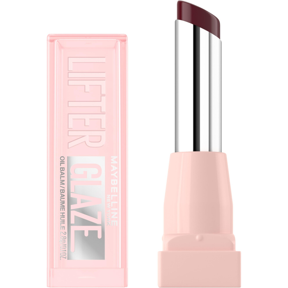 Photos - Lipstick & Lip Gloss Maybelline Lifter Glaze Oil Balm with Hyaluronic Acid and Hydrating Oil Blend Lip Balm with 24HRs of Smooth Moisturizing Shi 