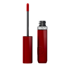 L'Oreal Paris Ufejlbarlig Lak Resistance Flydende Lbestift 16HR Langvarig Lip Makeup med laklignende glans og Zero Transfer 520 Berry Bordeaux