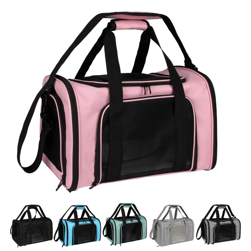 Top Tasta Hunde- Und Katzentragetasche, Haustiertragetasche Fr Kleine, Mittelgroe Und Groe Katzen, Hundetragetasche, Weiche Seiten, Kleine Wel-image