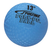 Sportime Poly Playground Ball - 13 inch - Blue
