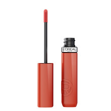 L'Oreal Paris Ufejlbarlig Lak Resistance Flydende Lbestift 16HR Langvarig Lip Makeup med Lak-lignende Glans og Zero Transfer 601 vrd
