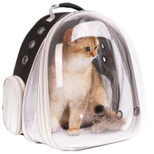 Uitbreidbare rugzakdrager voor grote katten, geschikt voor maximaal 20 lbs, ruimtecapsule, bubble-venster, draagtas voor huisdieren, voor grote d