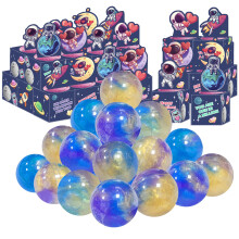 Holydeck 24 Pack Valentijnsdag Cadeaus voor Kinderen, Galaxy Slijm met Groetkaart