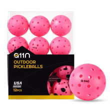 A11n S40 Bolas de pickleball al aire libre: Pickleball de EE. UU. Aprobado para el torneo Juega 3/6/12/50 Packe Neon Green/Fuchsia/Tangerine