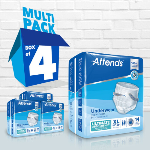 Attends Attends Super Plus Underwear, XL, Extra Large, Hög Absorption, APP0740 - 14-pack 2