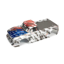 ARRMA 1/7 malet krop s?lv/r?d: Infraction 6S BLX ARA410006