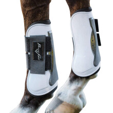 Professional's Choice Pro Performance Show Jump Boots | Coppia anteriore | Bianco | Dimensione universale