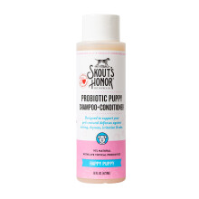 Probiotick ampon a kondicionr pro domc mazlcky Skout's Honor s avokdovm olejem a omega-3 97% prrodnmi parabeny a sulfty bez krutosti 16oz