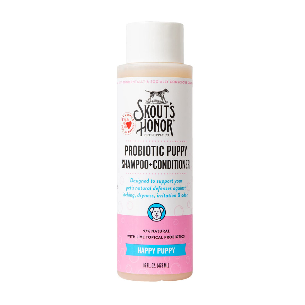 Photos - Other for Dogs Skouts Honor Skout's Honor Probiotic Pet Shampoo & Conditioner with Avocado Oil & Omega-3s 97 Natural Paraben & Sulfate-Free Cruelty-Free 