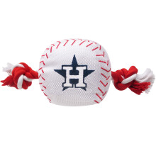 MLB Houston Astros Baseball Rope Toy per cani e gatti. Duri nylon sportiva da baseball design corde pesanti con squeaker interno