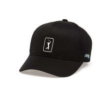 PGA TOUR Men's Standard Mesh Golf Hat Caviar One Size