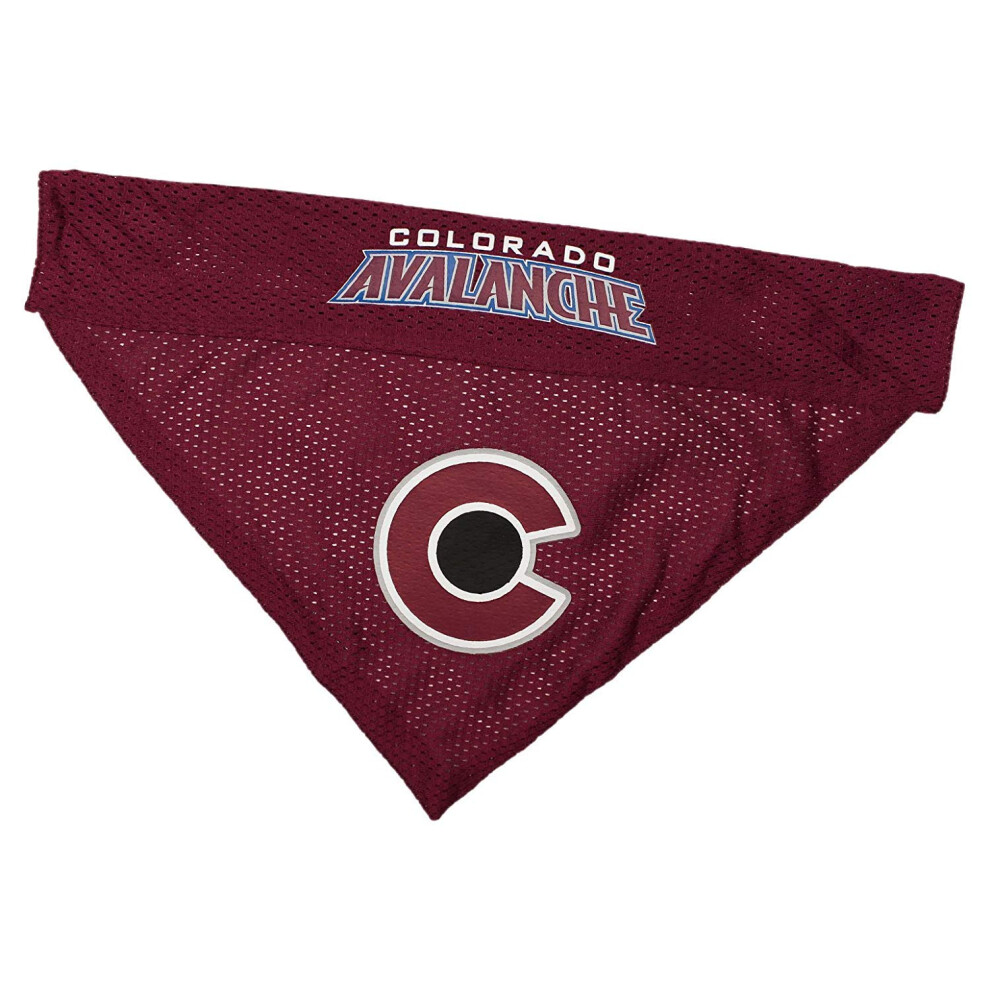 Photos - Other Pets First NHL COLORADO AVALANCHE BANDANA for DOGS & CATS Large/X-Large. - Cute & Stylish Bandana! The Perfect HOCKEY FAN Scarf Bandana