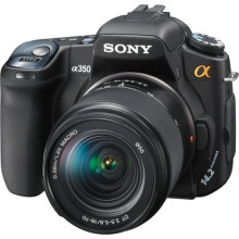 Sony Alpha DSLRA350K 14,2 MP digitale Spiegelreflexkamera mit Super SteadyShot-Bildstabilisierung, DT 18   70 mm f/3,5   5,6 Zoomobjektiv