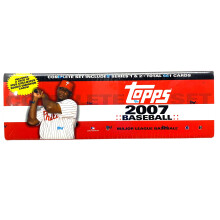2007 Topps Baseball Complete Factory Set (661 Kartenset + Bonus Rookie Pack)