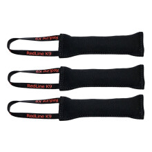 Pacote de 3 brinquedos rebocadores Redline K9 Bite Suit (3 polegadas x 10 polegadas) 1 ala
