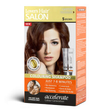 ampon pro barven vlasu Lover's Hair Salon - #5 Brown