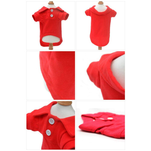 Lovelonglong Basic Dog Polos 1