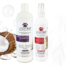 Lillian Ruff Shampoo da cani professionista ultra-affrettati e condizionatore per cani da uscita SET SET SET-SCRIPO DI CONDIVIZIONE IDRATIVO PH PH Se