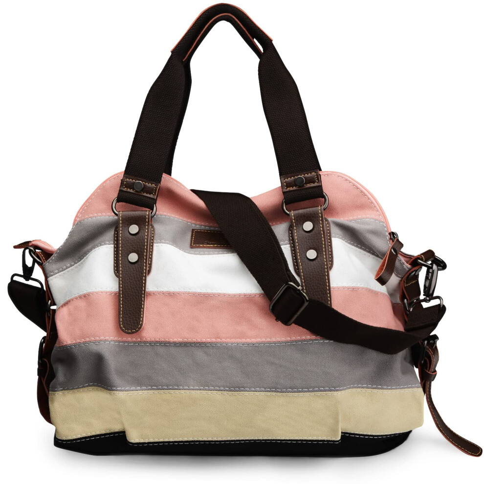 Snug Star Tolevas Hands Multi-Color Striped Struice Cross Body Boder Bands Sac-Hand-sac pour femmes (multipol C)