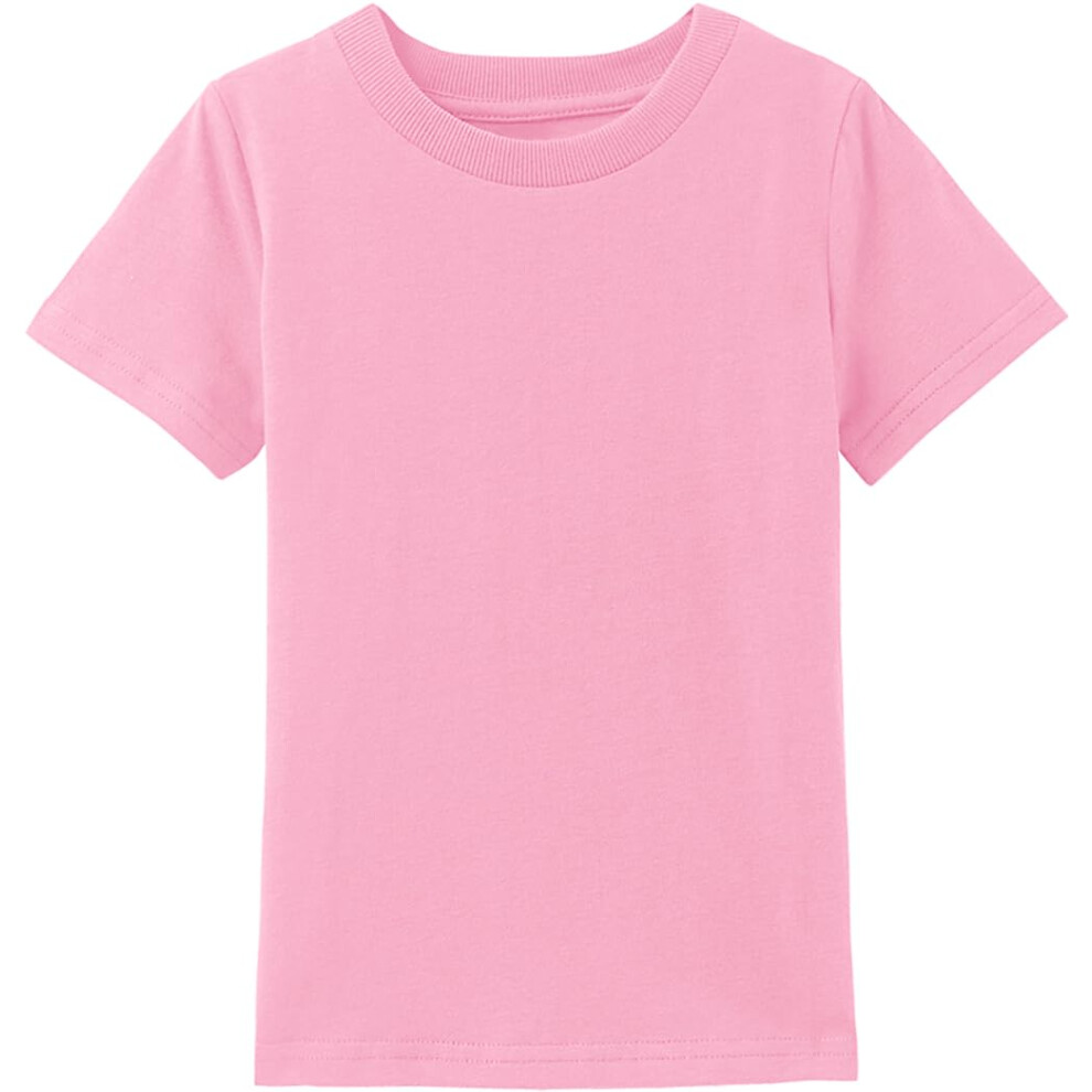 Cosland Kids Plain Thirts Boys Shirt Short Short Shirt X-Small