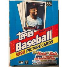 1992 Topps Baseball Hobby Box (36 Packungen/Box)
