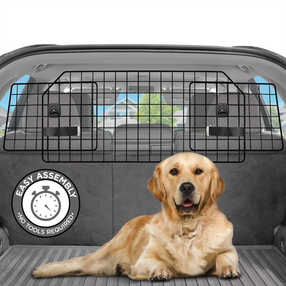 Photos - Other for Dogs Pawple Dog Car Barrier for SUV's Cars Vehicles & Trucks Adjustable Large Pet Divider Heavy-Duty Wire Mesh- Universal Fit B07