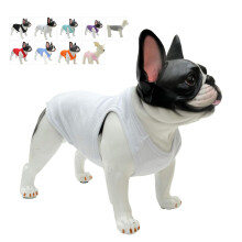 Lovelonglong 2019 Sommer-Haustierkleidung, Hundekleidung, leere T-Shirts, gerippte Tanktops, Top-Fadenwesten fr groe, mittelgroe und kleine Hunde,