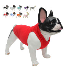 Lovelonglong 2019 Sommer-Haustierkleidung, Hundekleidung, leere T-Shirts, gerippte Tanktops, Oberteil mit Fadenwesten fr groe, mittelgroe und klei