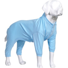Lovelonglong Four Feet Dog Lightweight Pyjamas Hundeoveralls aus reiner Baumwolle, 4 Beine Dog Onesies T-Shirt, stilvolles PJS-Welpenkostm fr groe