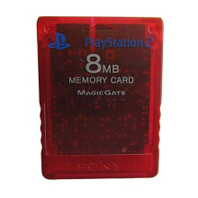 Sony PS2 Memory Card - Red - 8MB (Renewed)