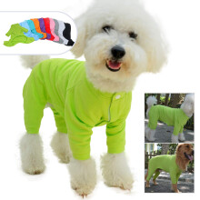Lovelonglong Vier-Fu-Hunde-Leicht-Pyjama, reiner Baumwoll-Hundeoverall, 4-Bein-Hunde-Einteiler, T-Shirt, stilvolles PJS-Welpenkostm fr groe, mitt