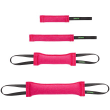 Viper Heavy Duty French Linen Dog Bite Tug Toy - K9 Trainer Resistente e Durvel para Ces Shutzhund IPO K-9 - Rosa - 16 pol. C x 2,5 pol.