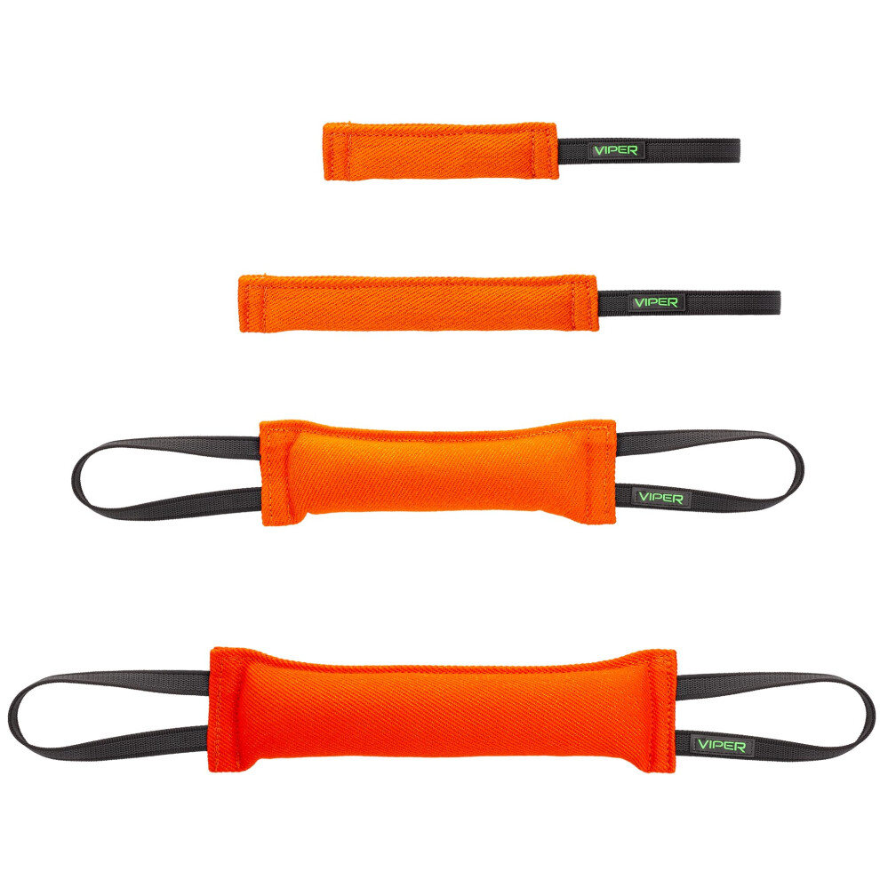 Photos - Other for Dogs Viper Heavy Duty French Linen Dog Bite Tug Toy - K9 Trainer Tough and Durable for Dogs Shutzhund IPO K-9 - Orange - 12in L x 