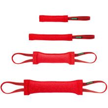 VIPER DUPER INFRESCIT DEL LINO FRANCE TUG TUG SUGGERIMENTO - K9 Allenatore duro e resistente per cani Shutzhund IPO K -9 - ROSSO - 12IN L X 2IN W