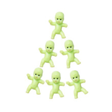 Tayarana 60 stykker mini plastik babyer Tiny babyer Bulk til ice Cube babyer Lille konge kage babyer My Water Broke Baby Shower Spil Party Favor