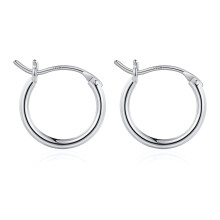 Brincos de argola de prata M MOOHAM para mulheres  Brincos de argola de prata esterlina 925 ps hipoalergnicos pequenos delicados e grossos par